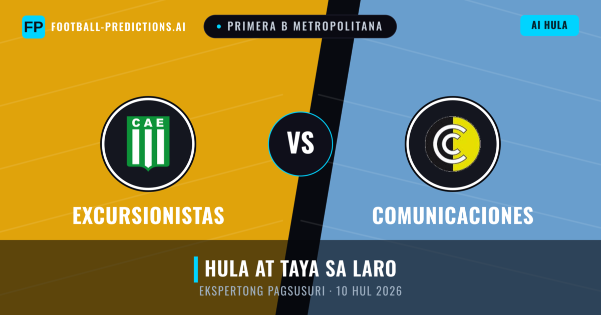 Excursionistas vs Comunicaciones — hula at preview ng laban
