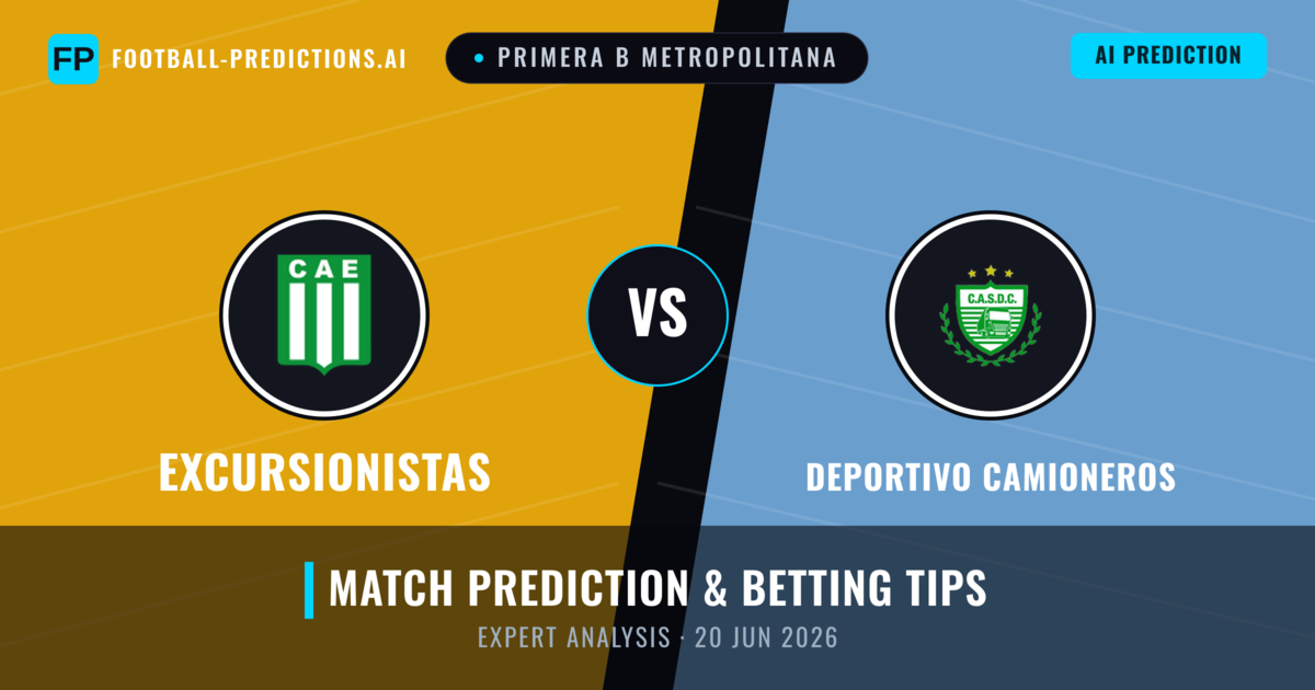 Excursionistas vs Deportivo Camioneros — match prediction & preview