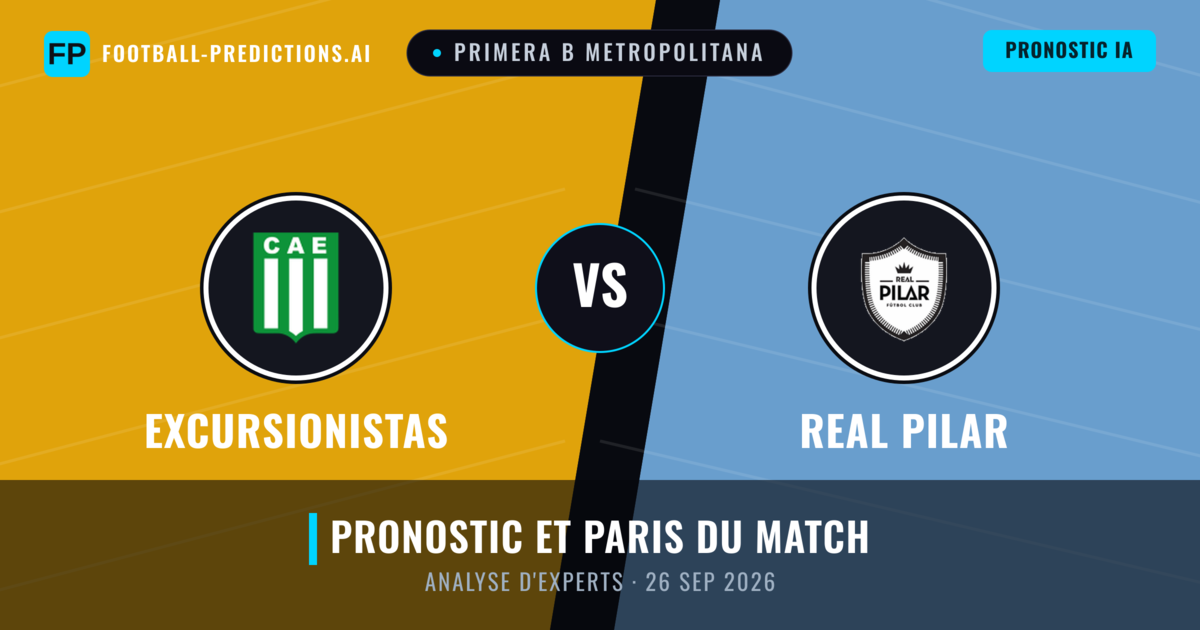 Excursionistas vs Real Pilar — pronostic et avant-match