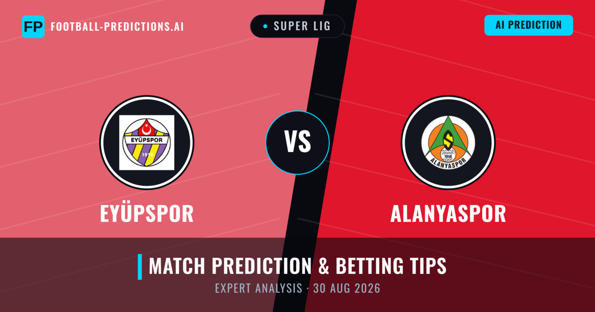Eyüpspor vs Alanyaspor — match prediction & preview