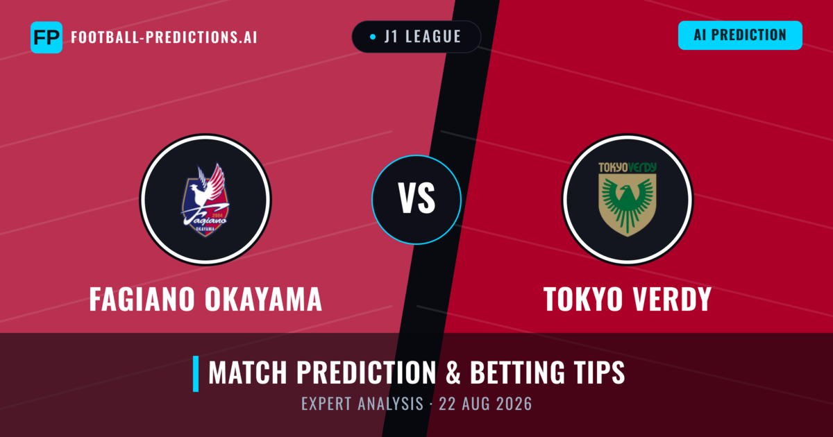 Fagiano Okayama vs Tokyo Verdy — match prediction & preview