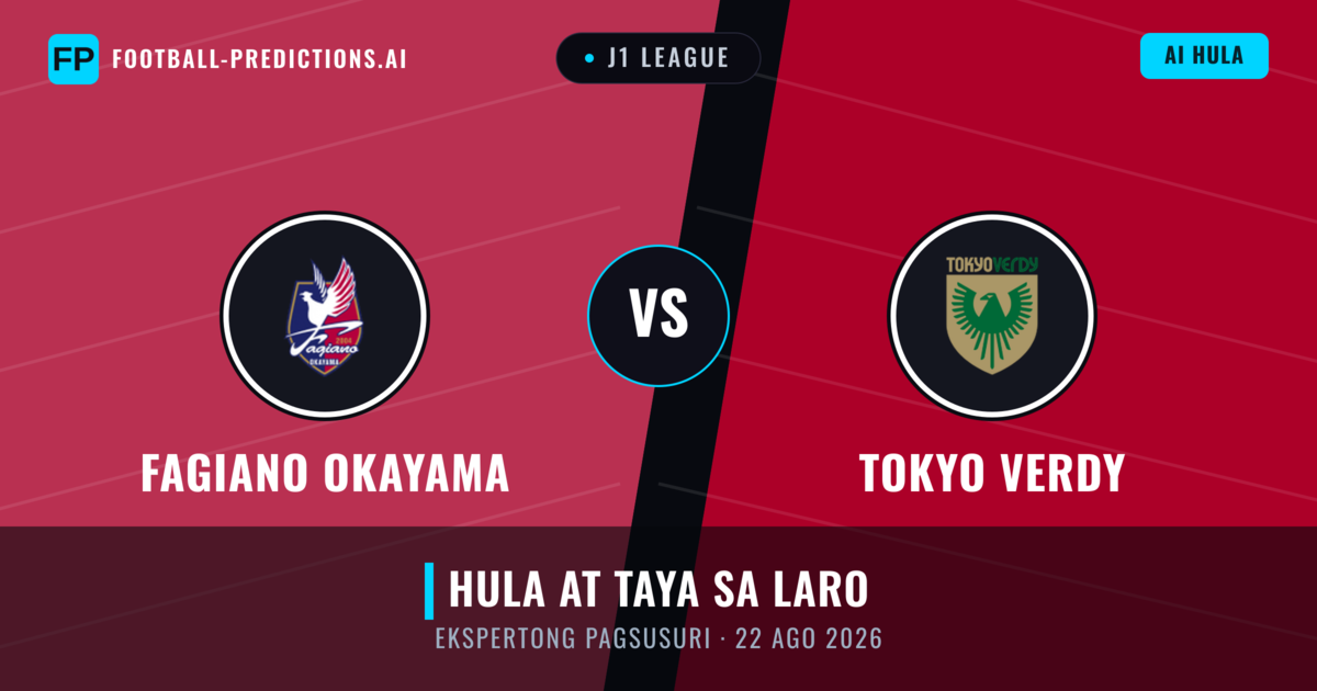 Fagiano Okayama vs Tokyo Verdy — hula at preview ng laban