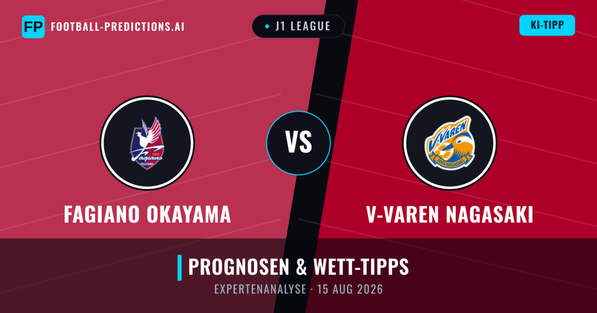 Fagiano Okayama vs V-Varen Nagasaki — Prognose und Spielvorschau