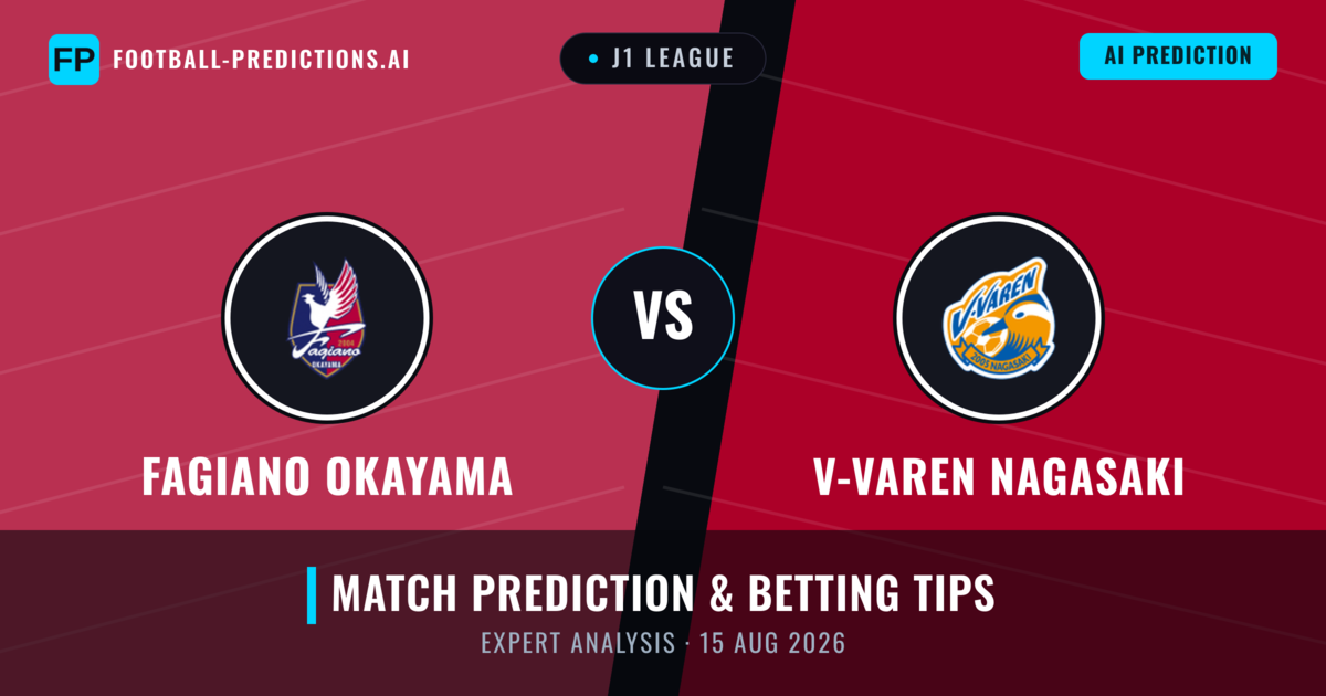 Fagiano Okayama vs V-varen Nagasaki — match prediction & preview