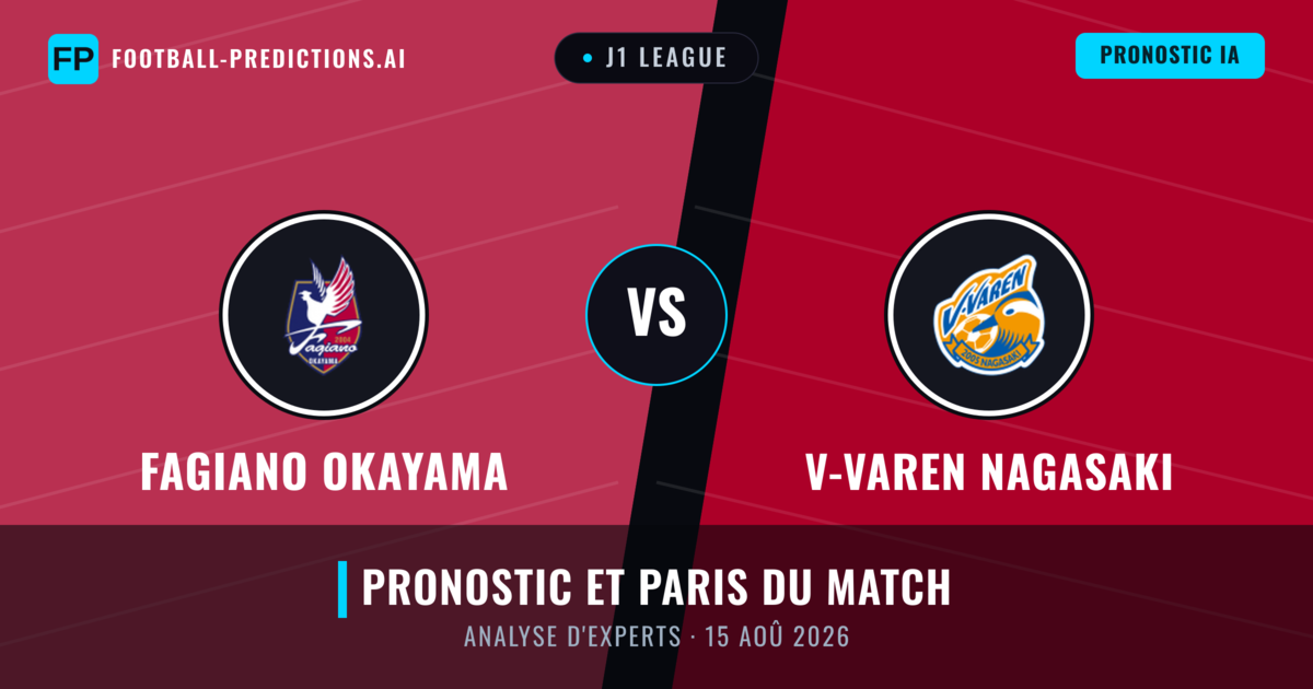 Fagiano Okayama vs V-Varen Nagasaki — pronostic et avant-match