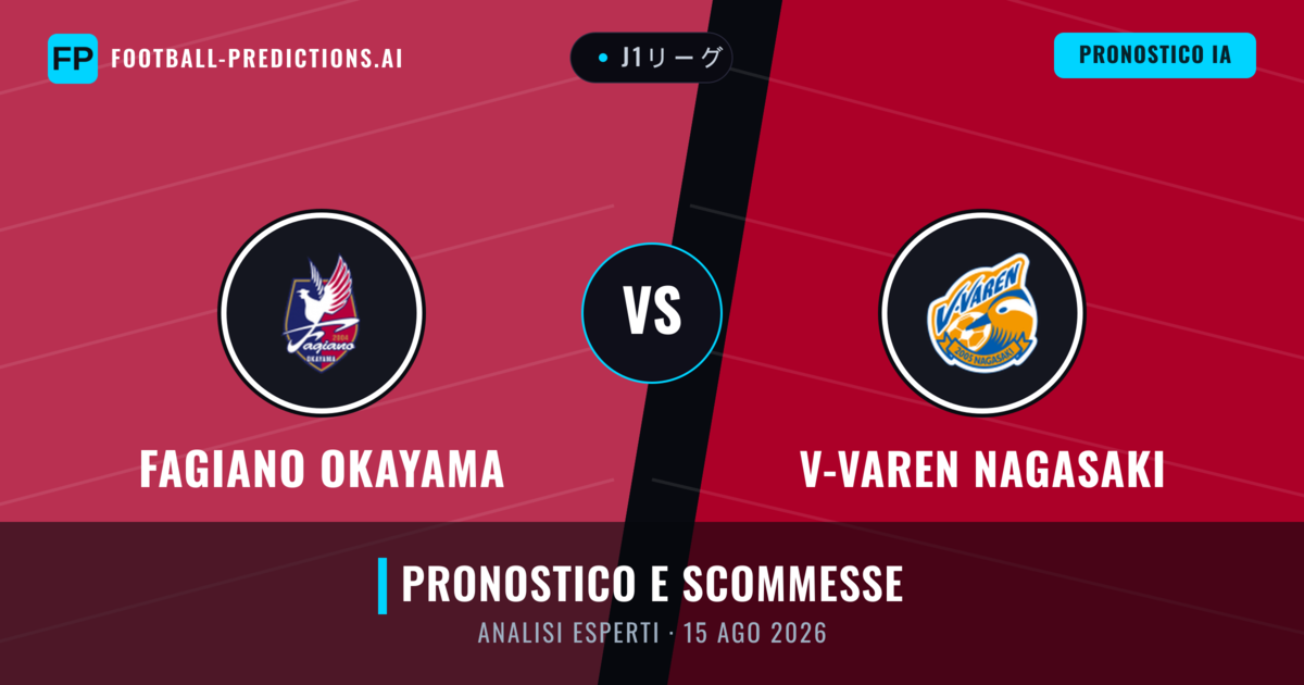 Fagiano Okayama vs V-Varen Nagasaki — pronostico e anteprima del match