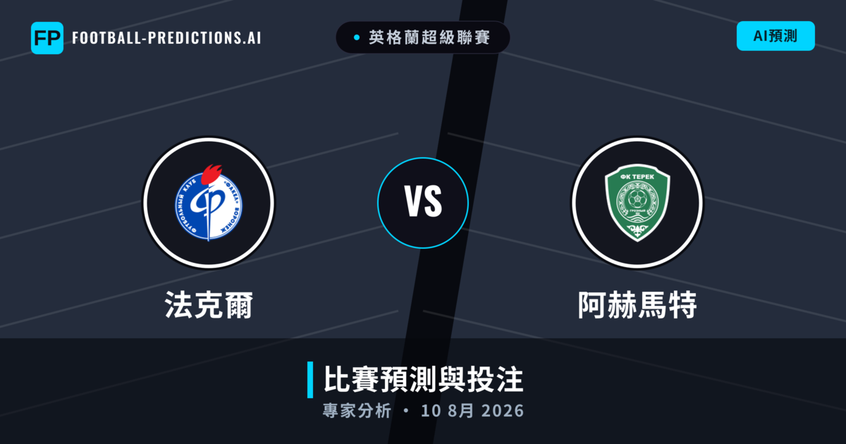 法克爾 vs 阿赫馬特 — 比赛预测和前瞻