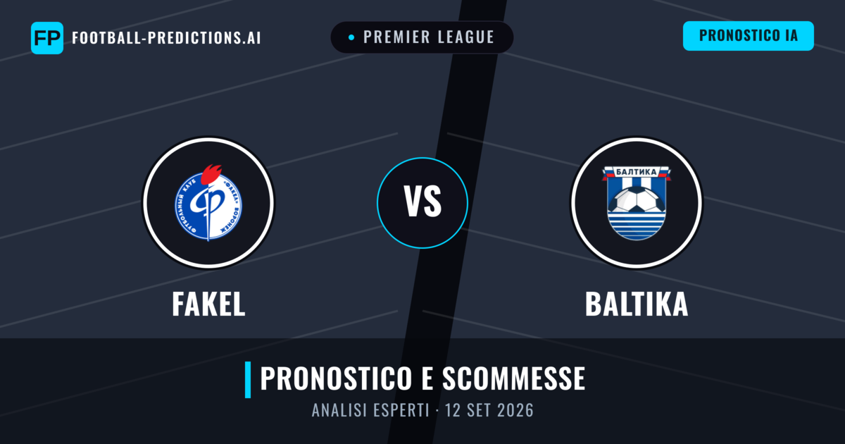Fakel vs Baltika — pronostico e anteprima del match