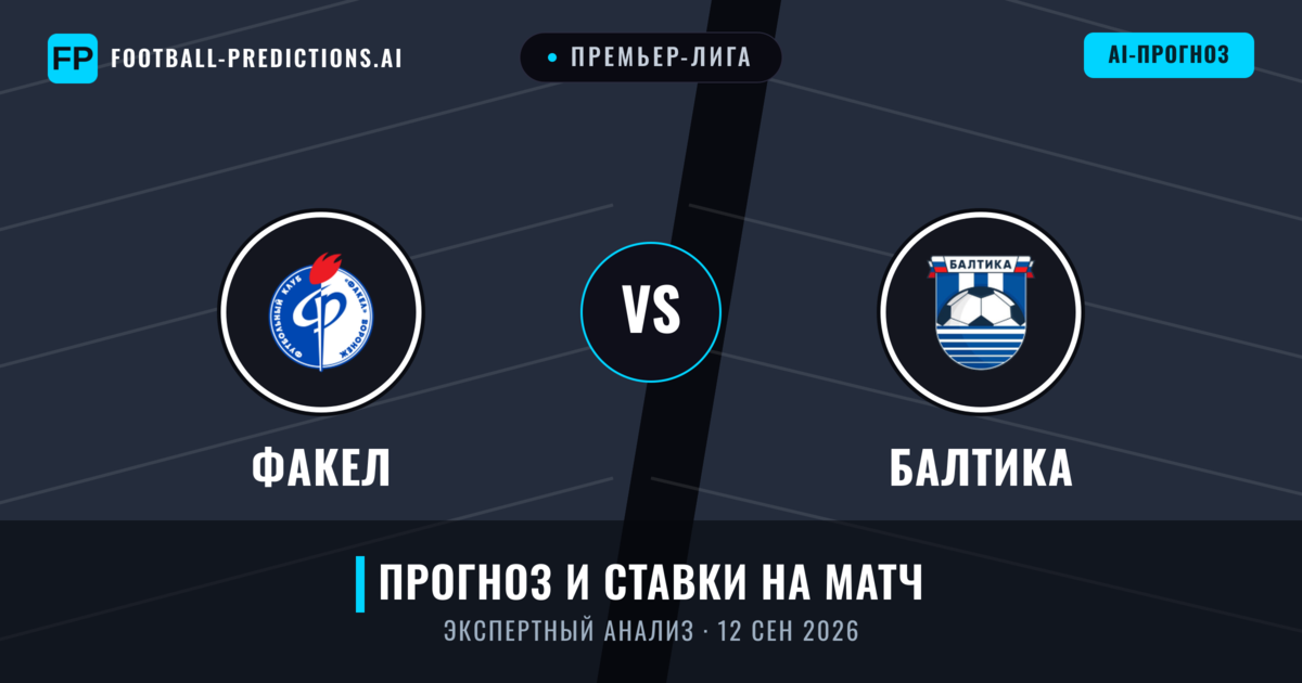 Факел – Балтика — прогноз и превью матча