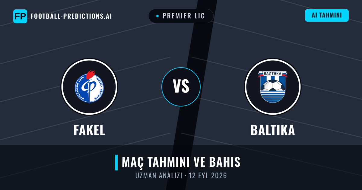 Fakel - Baltika — maç tahmini ve önizleme
