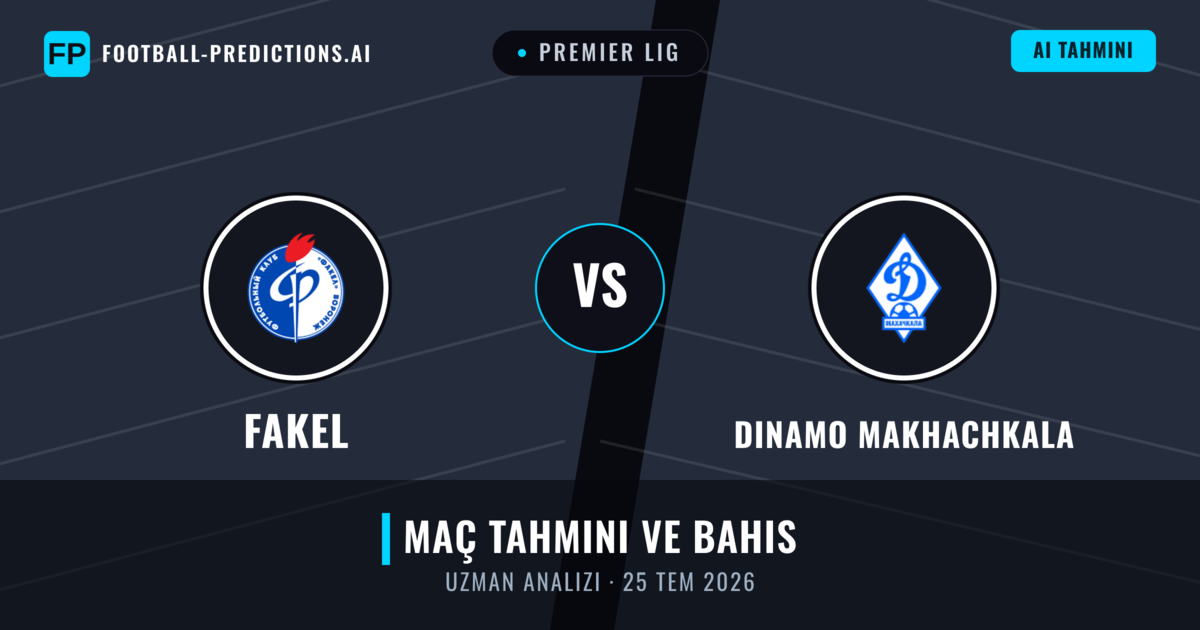 Fakel - Dinamo Makhachkala — maç tahmini ve önizleme
