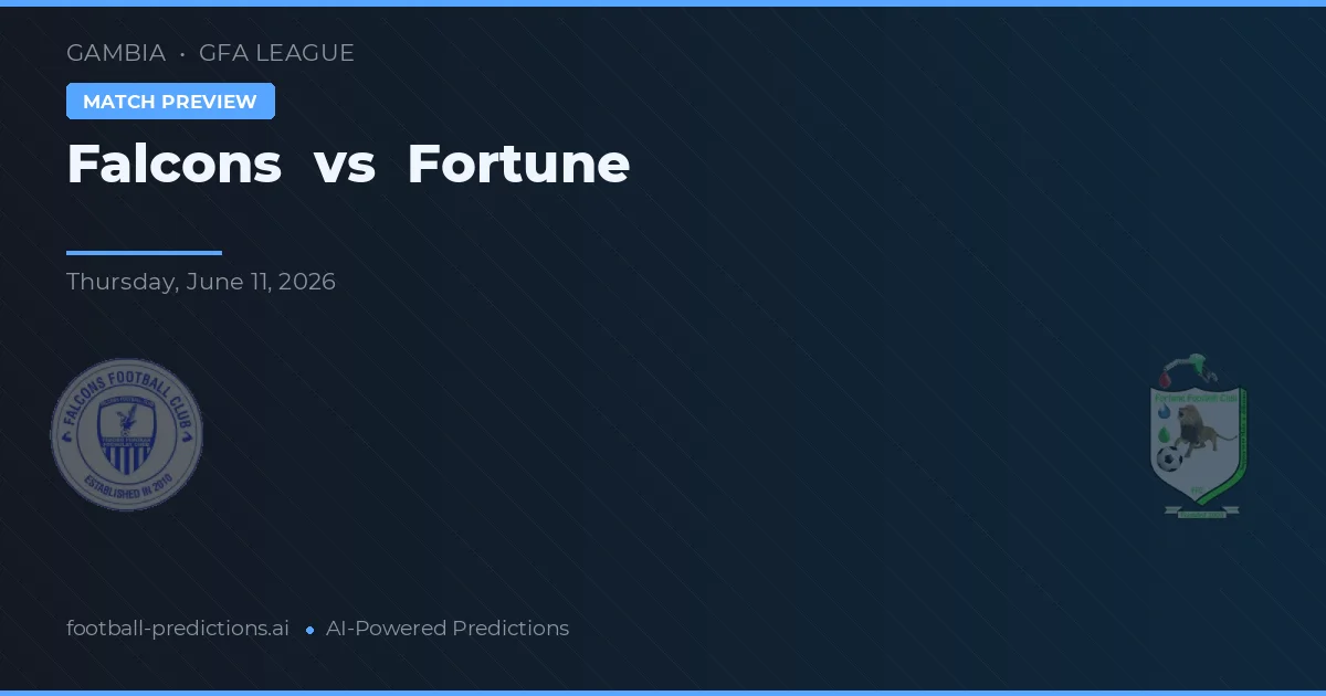 Falken vs Fortune — Prognose und Spielvorschau