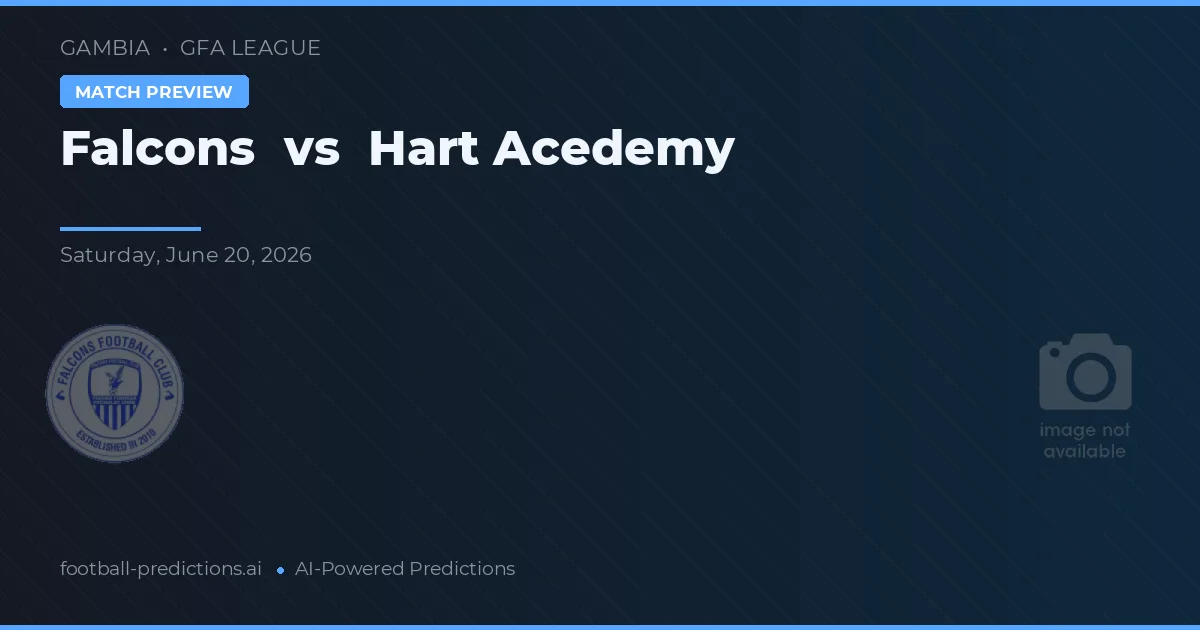 Falken vs Hart Academy — Prognose und Spielvorschau