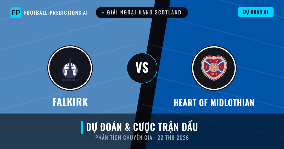 Falkirk vs Heart of Midlothian — dự đoán và xem trước trận đấu