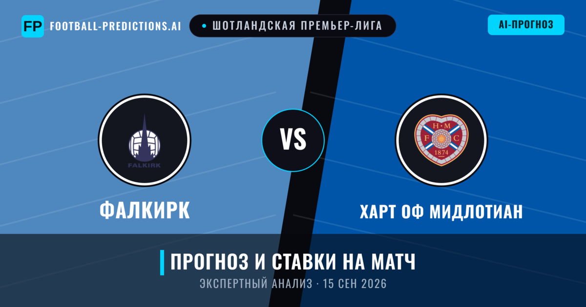 Фалкирк – Харт оф Мидлотиан — прогноз и превью матча