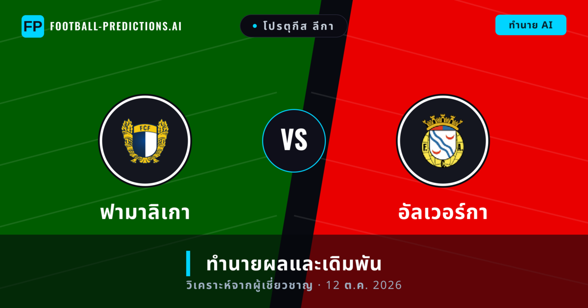 ฟามาลิเกา พบ อัลเวอร์กา — ทำนายผลและพรีวิวการแข่งขัน