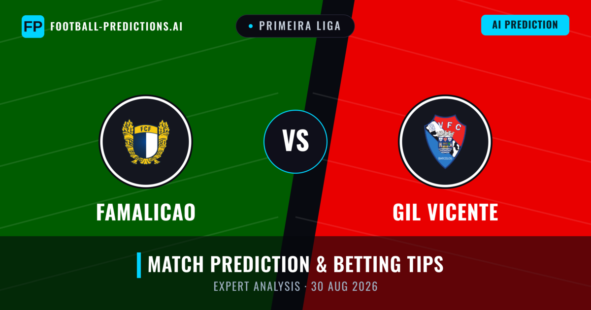Famalicao vs GIL Vicente — match prediction & preview