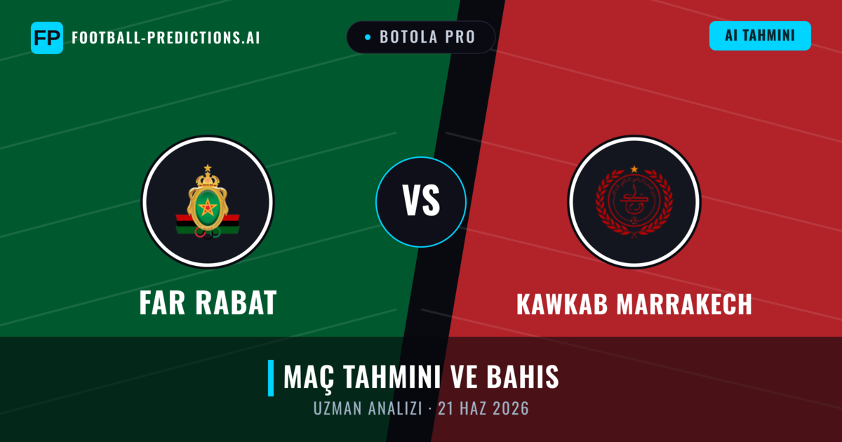 FAR Rabat - Kawkab Marrakech — maç tahmini ve önizleme