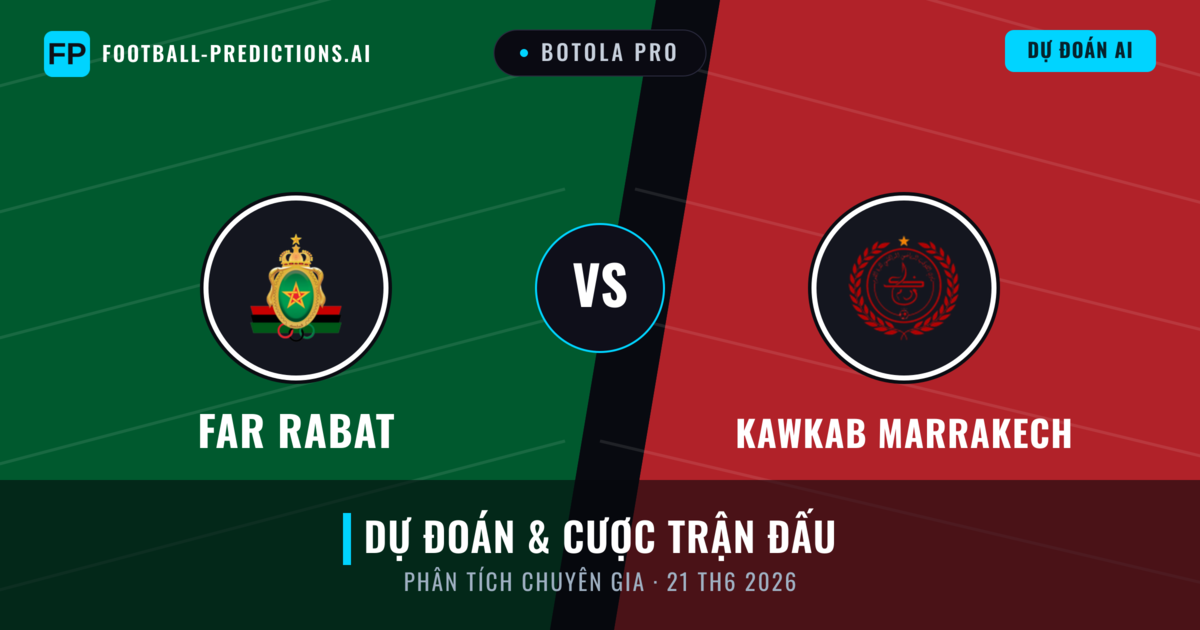 FAR Rabat vs Kawkab Marrakech — dự đoán và xem trước trận đấu