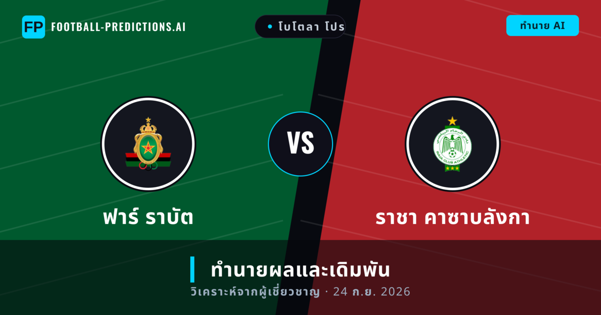 ฟาร์ ราบัต พบ ราชา คาซาบลังกา — ทำนายผลและพรีวิวการแข่งขัน