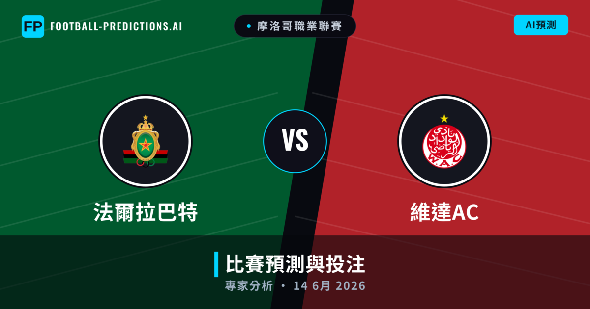 法爾拉巴特 vs 維達AC — 比赛预测和前瞻