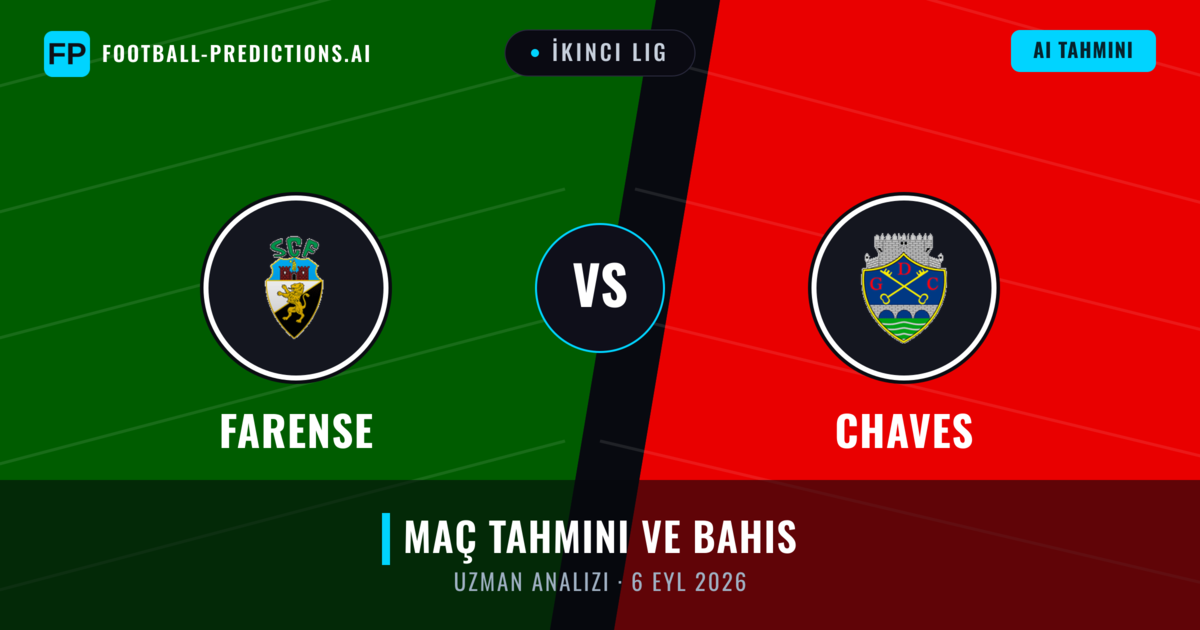 Farense - Chaves — maç tahmini ve önizleme