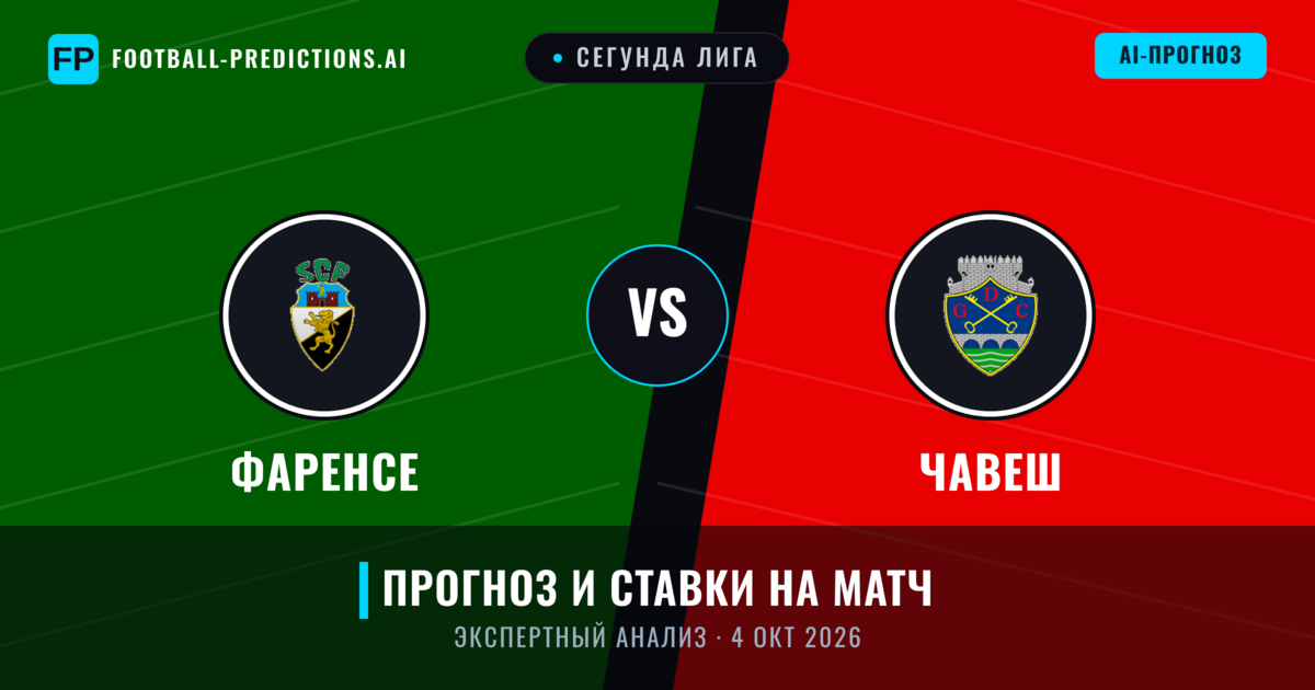 Фаренсе – Чавеш — прогноз и превью матча