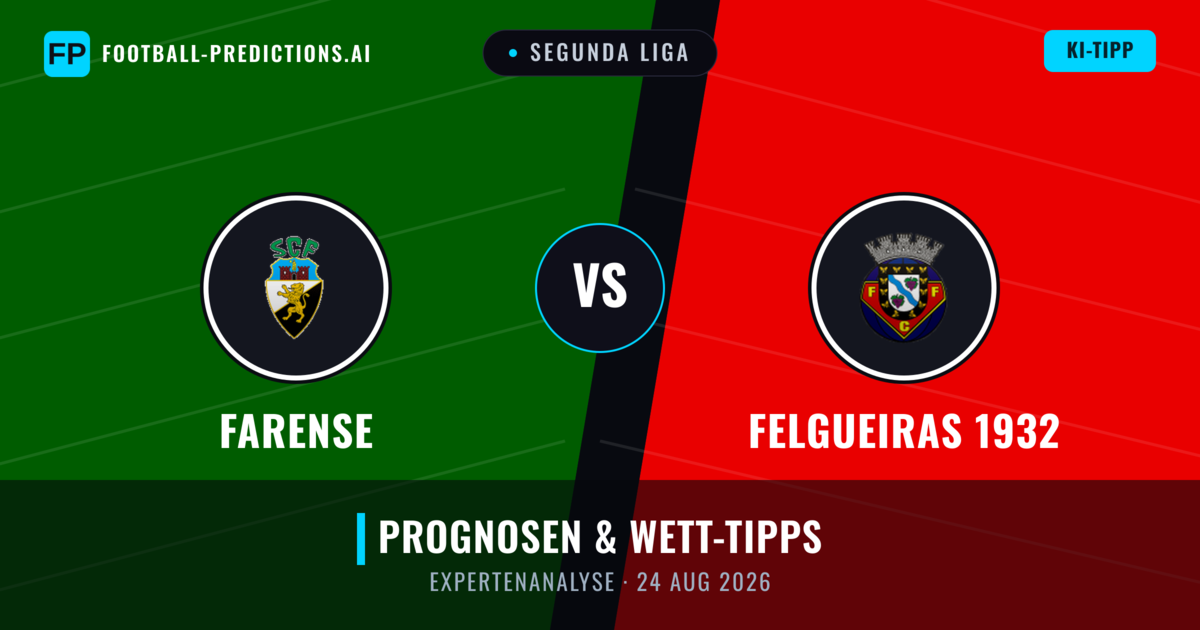 Farense vs Felgueiras 1932 — Prognose und Spielvorschau