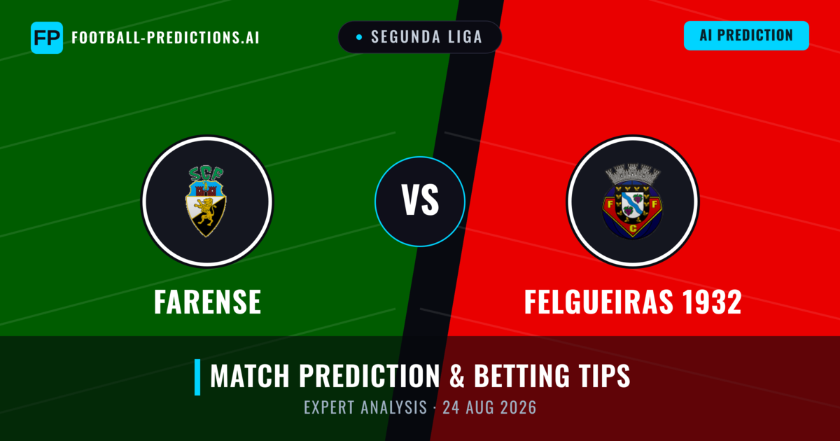 Farense vs Felgueiras 1932 — match prediction & preview