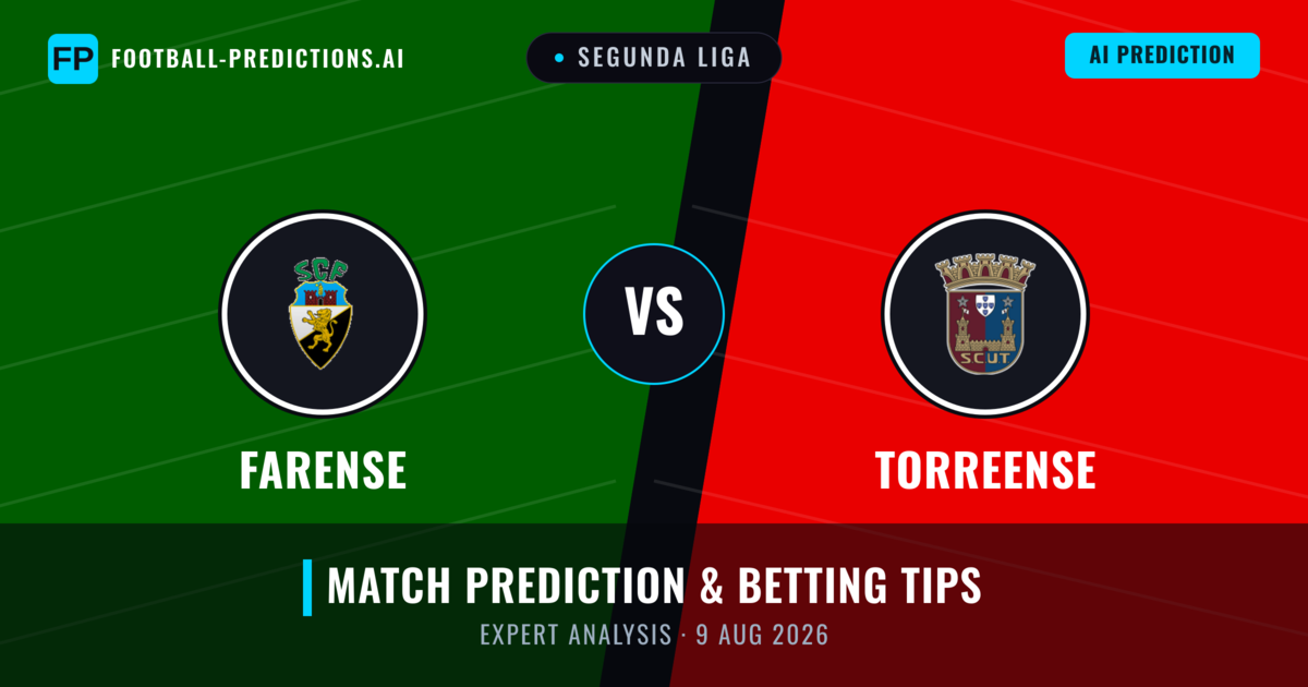 Farense vs Torreense — match prediction & preview