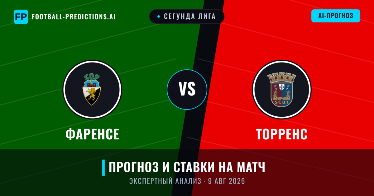 Фаренсе – Торренс — прогноз и превью матча