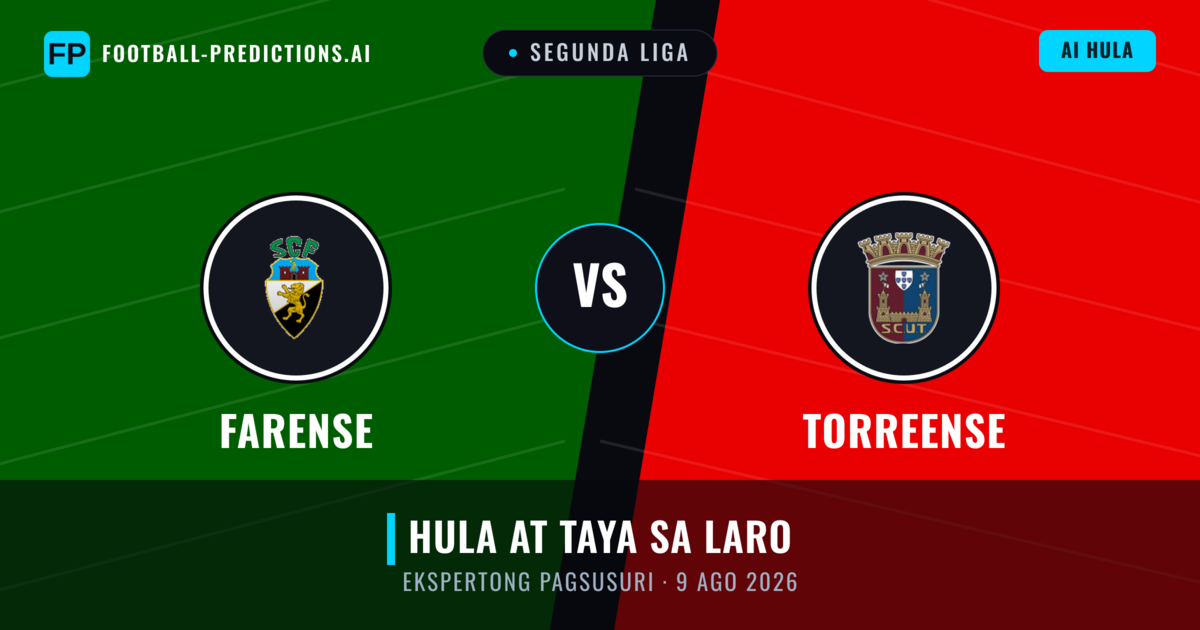 Farense vs Torreense — hula at preview ng laban