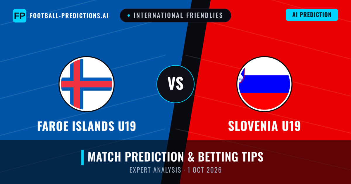 Faroe Islands U19 vs Slovenia U19 — match prediction & preview