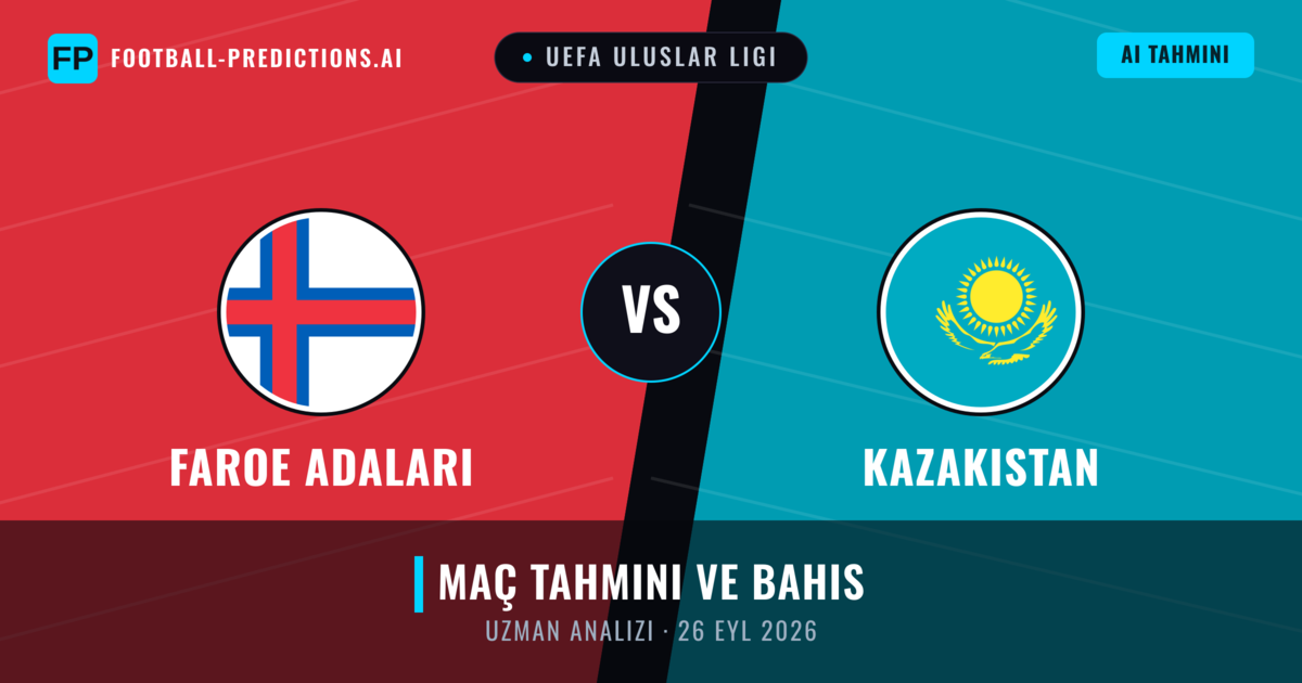 Faroe Adaları - Kazakistan — maç tahmini ve önizleme
