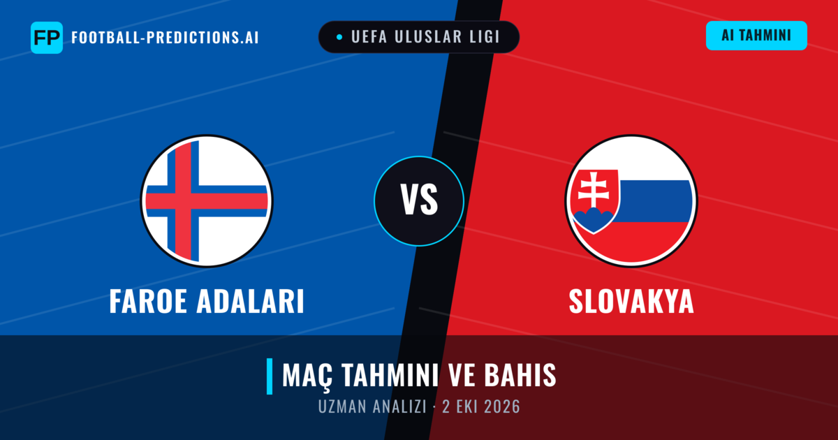 Faroe Adaları - Slovakya — maç tahmini ve önizleme