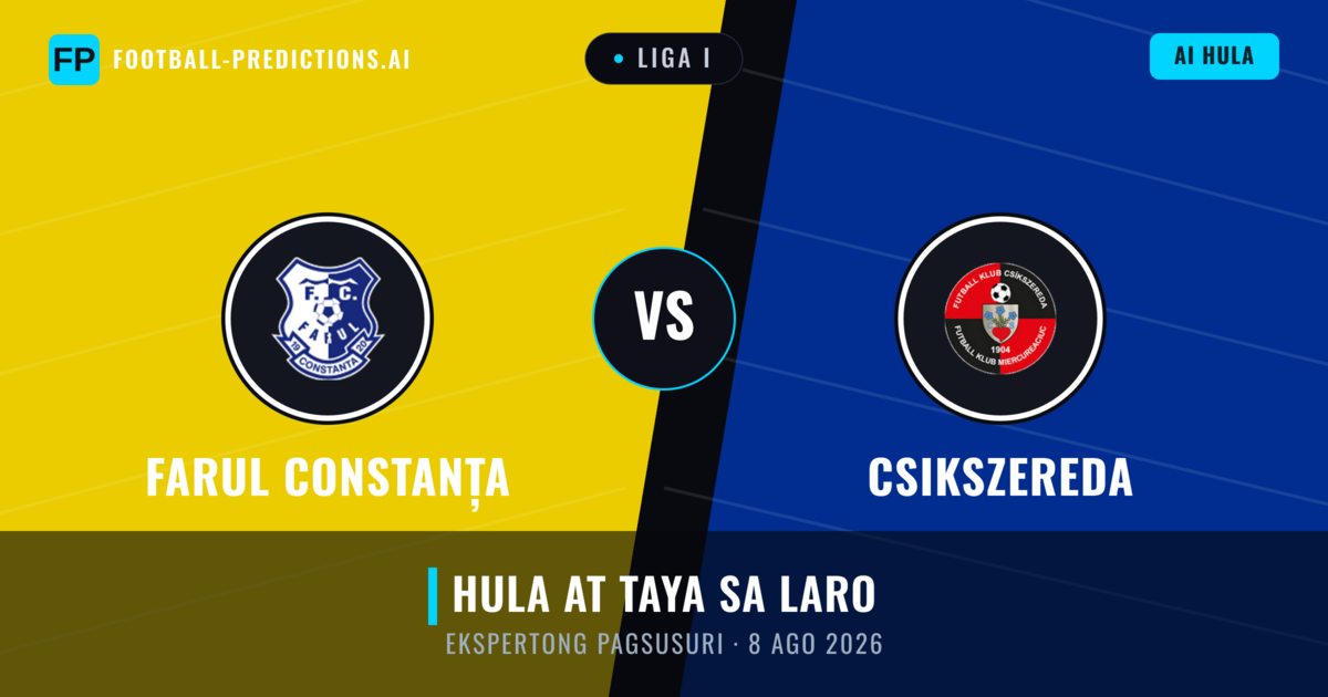Farul Constanța vs Csikszereda — hula at preview ng laban