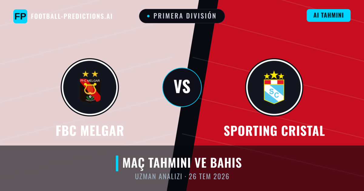 FBC Melgar - Sporting Cristal — maç tahmini ve önizleme