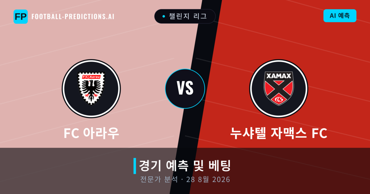 FC 아라우 대 누샤텔 자맥스 FC — 경기 예측 및 프리뷰