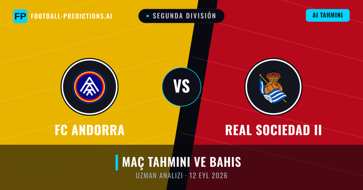 FC Andorra - Real Sociedad II — maç tahmini ve önizleme