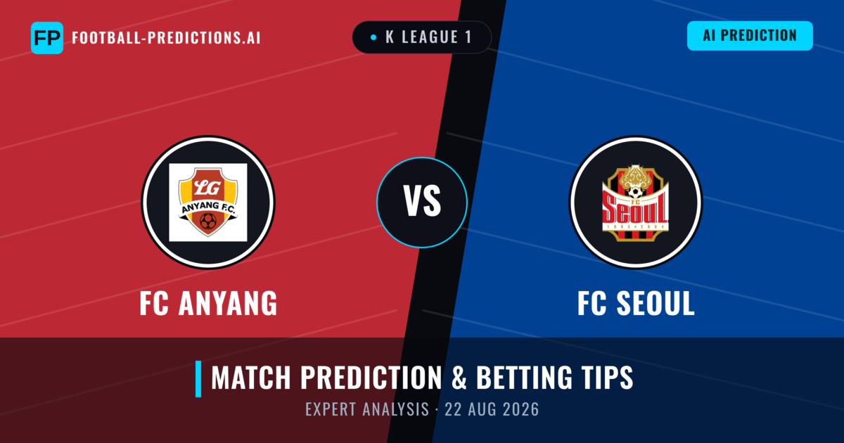 FC Anyang vs FC Seoul — match prediction & preview