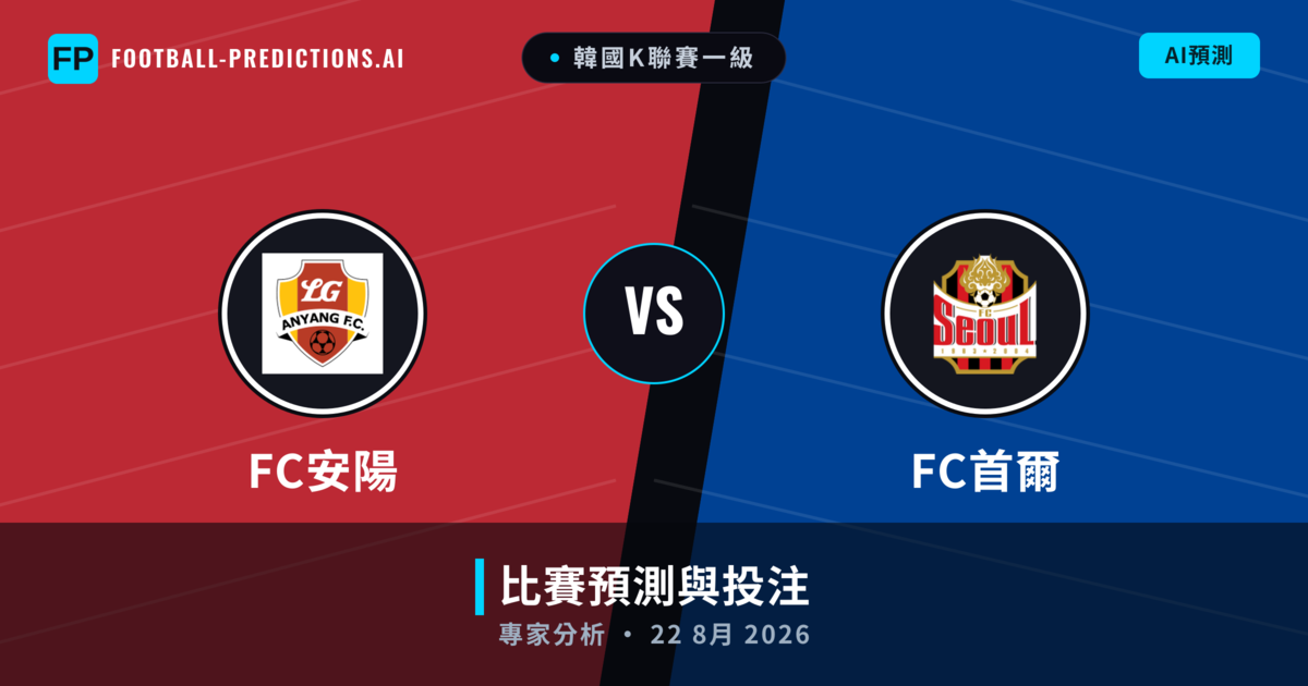 FC安陽 vs FC首爾 — 比赛预测和前瞻