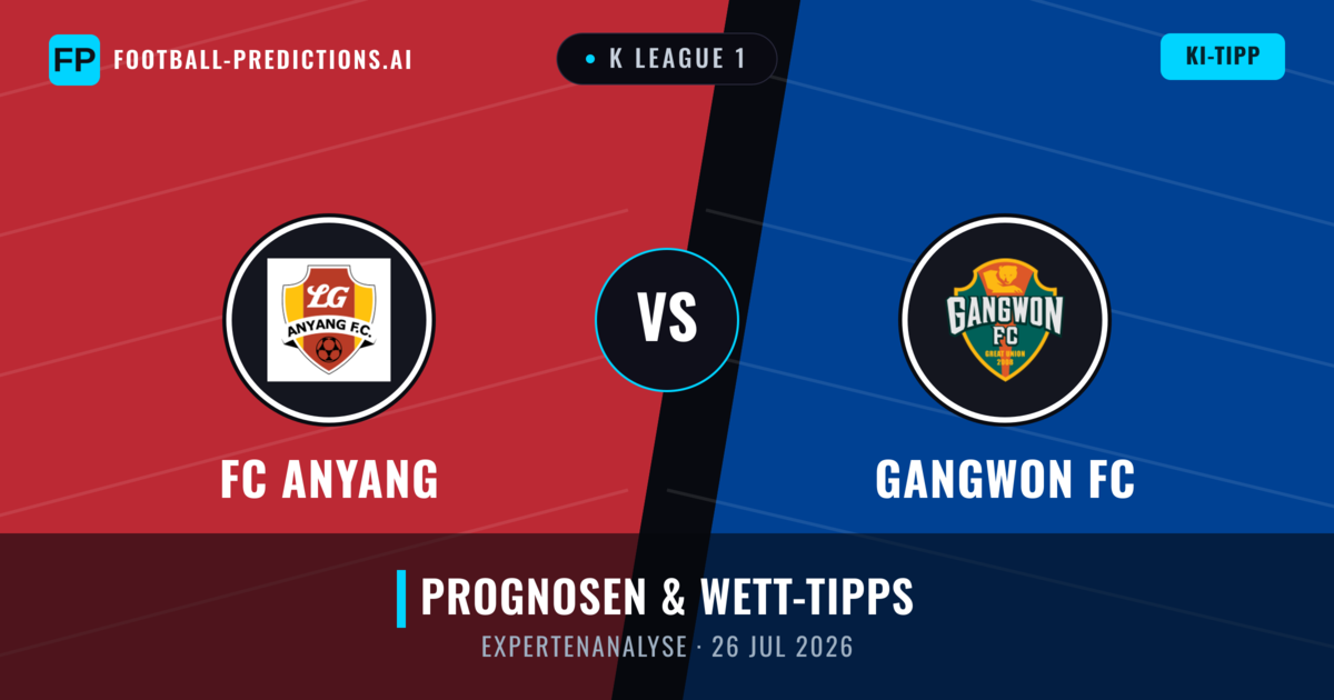 FC Anyang vs Gangwon FC — Prognose und Spielvorschau