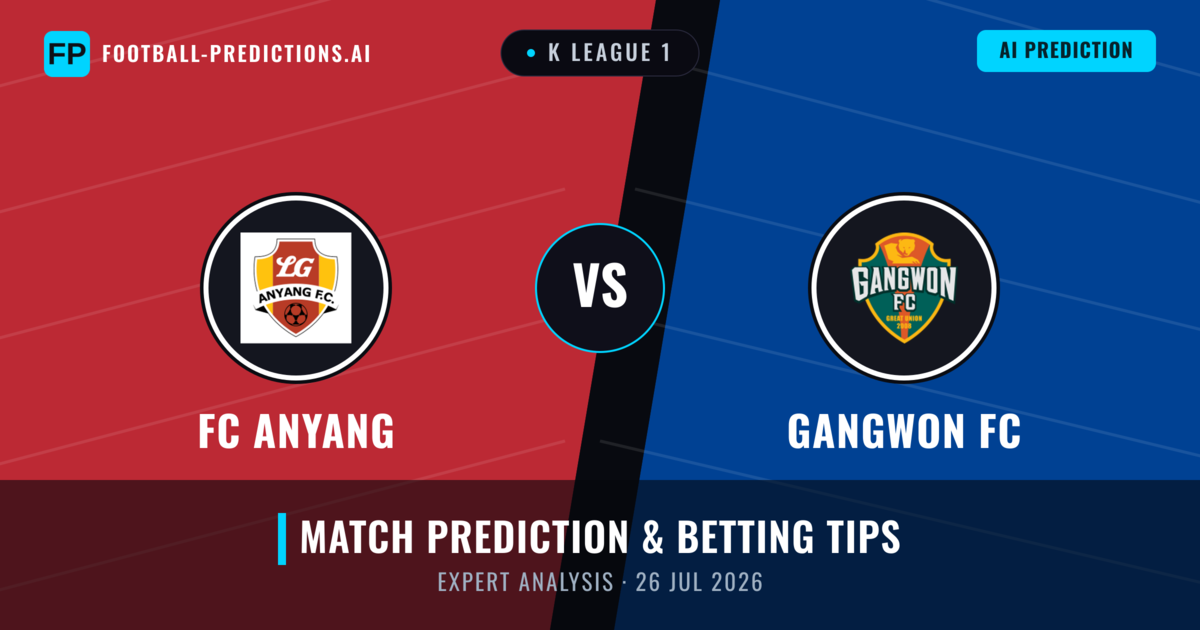 FC Anyang vs Gangwon FC — match prediction & preview