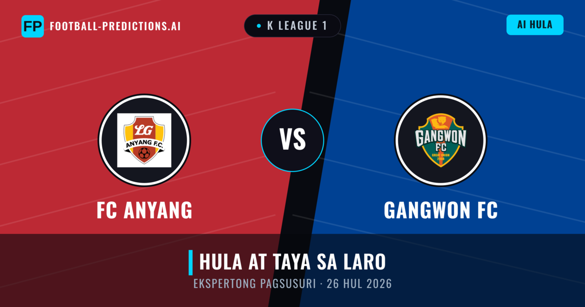 FC Anyang vs Gangwon FC — hula at preview ng laban