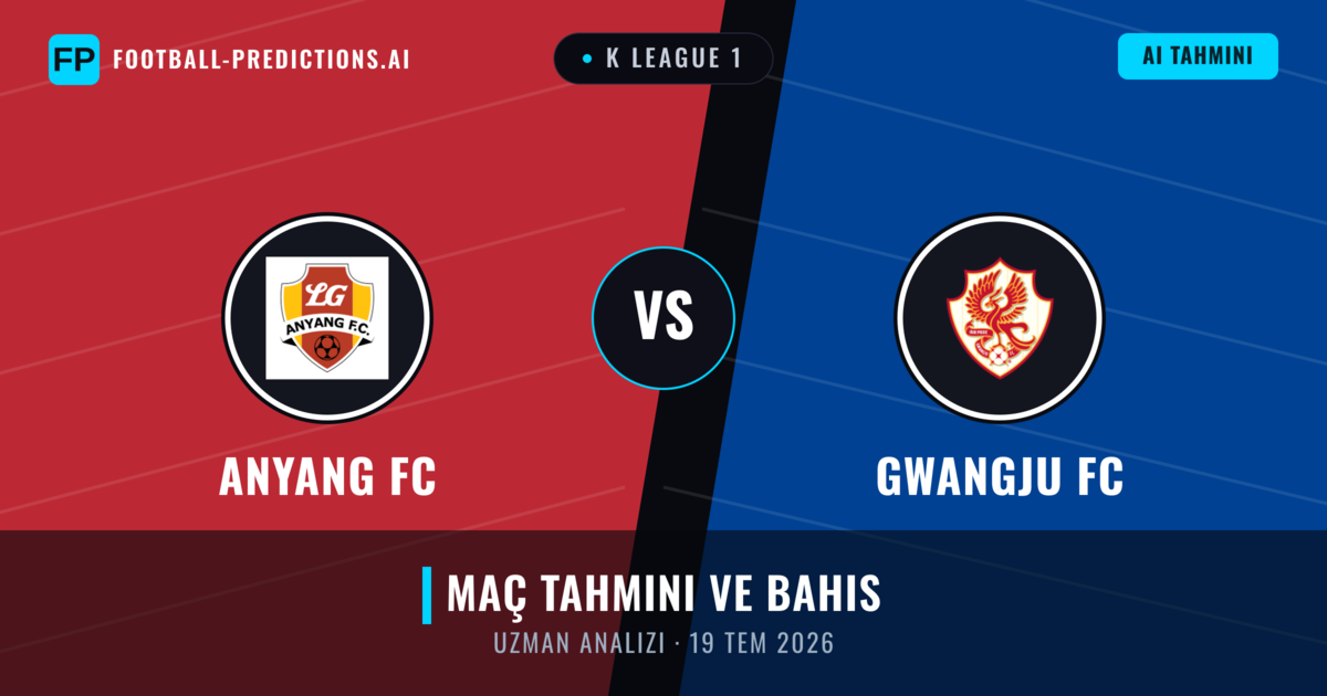 Anyang FC - Gwangju FC — maç tahmini ve önizleme