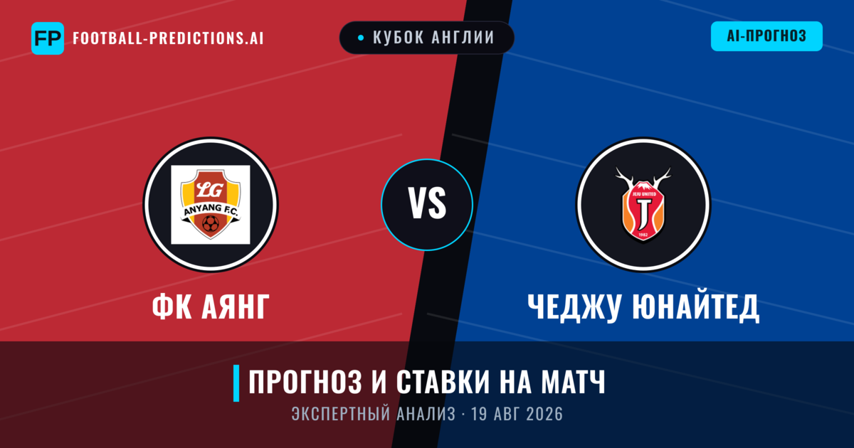 ФК Аянг – Чеджу Юнайтед — прогноз и превью матча