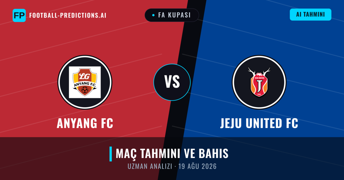 Anyang FC - Jeju United FC — maç tahmini ve önizleme