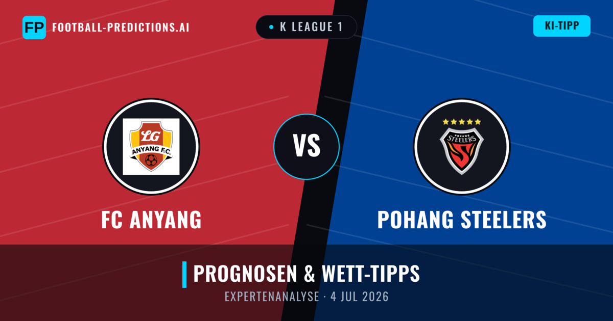 FC Anyang vs Pohang Steelers — Prognose und Spielvorschau