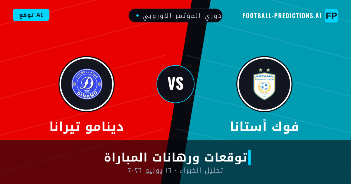 فوك أستانا ضد دينامو تيرانا — توقعات ومعاينة المباراة