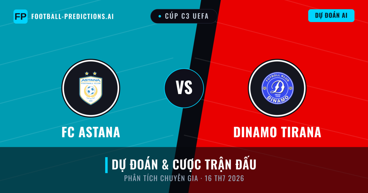 FC Astana vs Dinamo Tirana — dự đoán và xem trước trận đấu